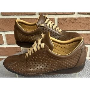Men's Bally Brown Vintage Athletic Sneaker Size 9.5